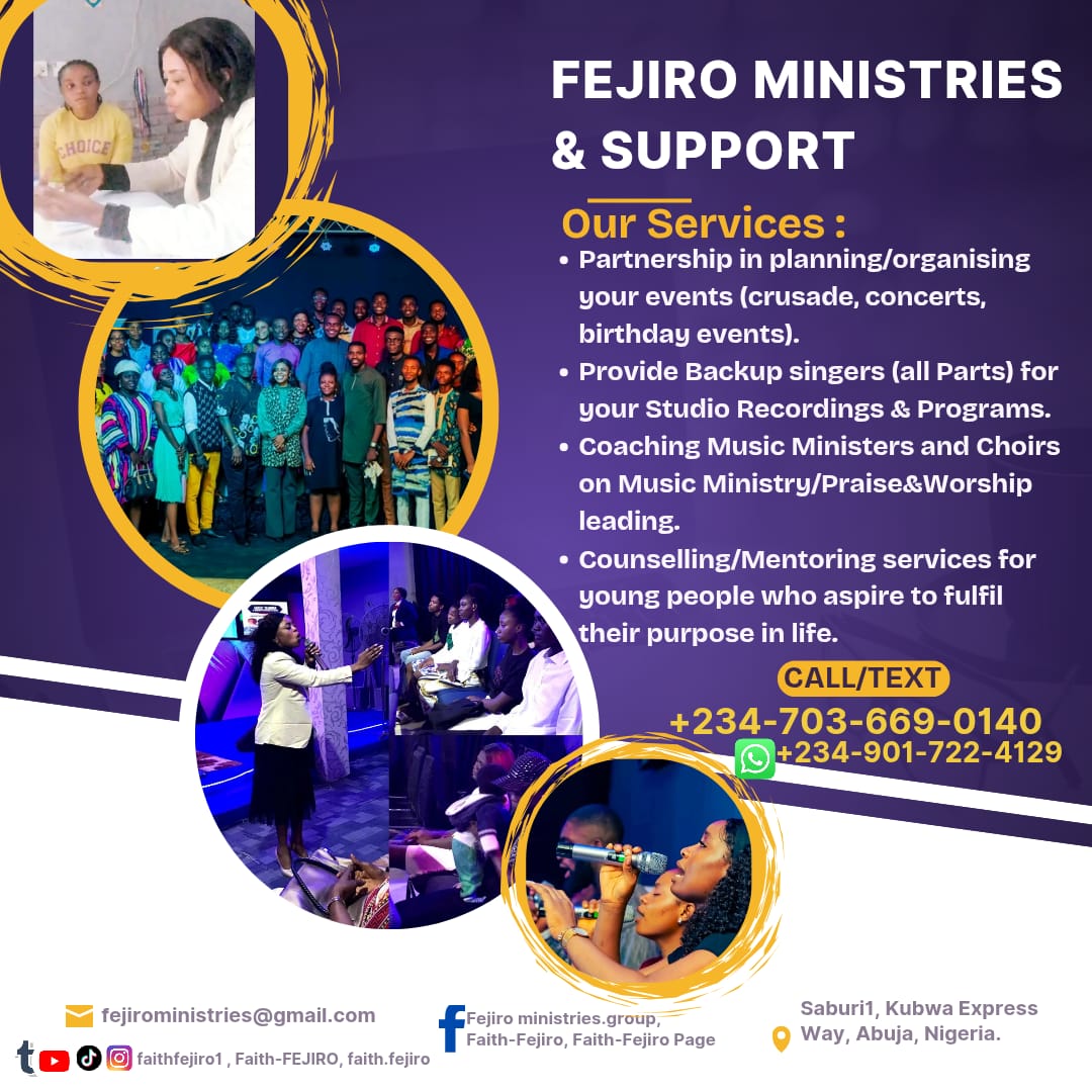 Fejiro Ministries & Support — our services overview